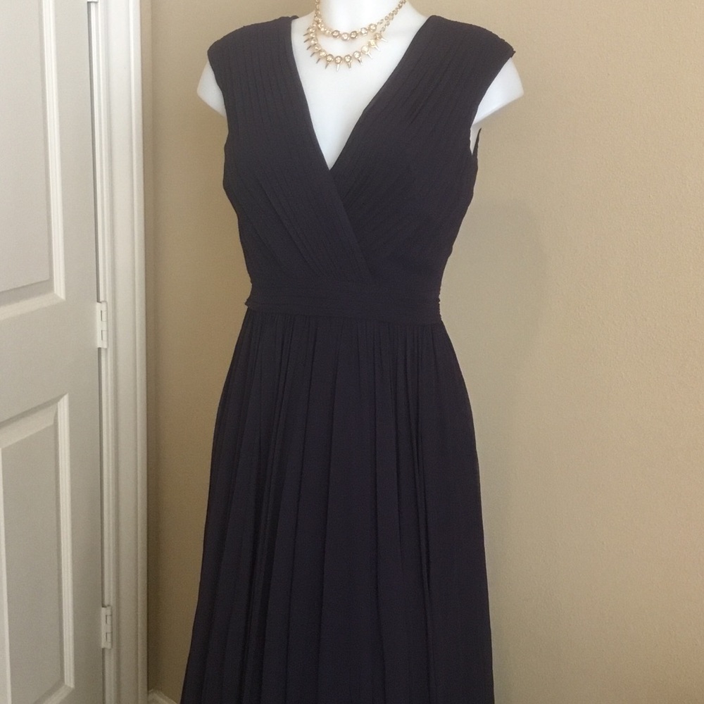 Purple Tadashi Shoji / Silk Goddess Gown